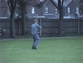 Mark Hedges in the park at Great Yarmouth